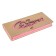 Wooden envelope "Happy Birthday!" gold, flowers, 17 x 8.5 x 2 cm