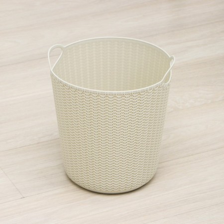 Knitting paper basket, 10 l, white color-1