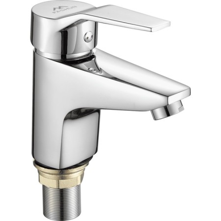 Fashun A1063 shell mixer, single -leaf, pour 112 mm, brass, chrome