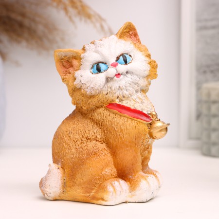 Figure "kitten with a bell" 12cm