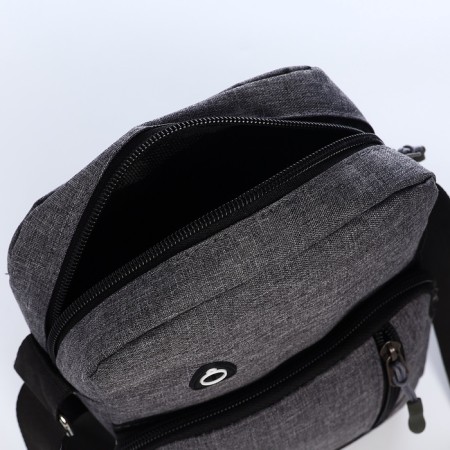 Male bag, gray color-4