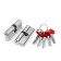 The cylinder mechanism Fuaro d-Pro500/90 (40x10x40) CP, 5 keys, color chromium