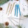 Jewelry decoration "Icrop - serpentine" (set of 8 pcs) 12.5 cm, mix