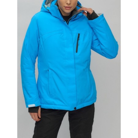 Ski suit female, size 42, blue color-26