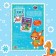 Book with the tasks "Large New Year's stickers. Grandfather Frost", 16 pp., A4 format