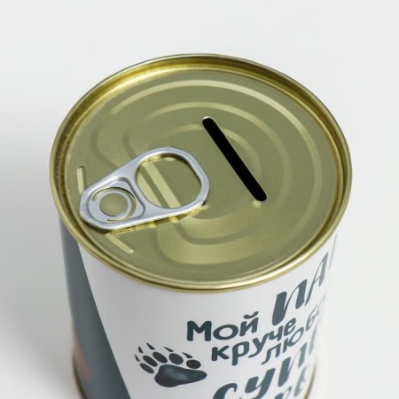 Pigger Bank Metal "My dad is cooler than any super hero"-4
