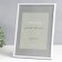 Photo frame Plastic "Decoline" 21x29.7 cm, (A4) white