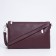 Cross-Bodi bag with zipper, burgundy color