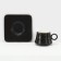 Ceramic coffee Ceramic "Meisi", 12 items: 6 cups 100 ml, 6 saucer d = 11 cm, black color is black