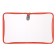 Plastic folder A5, 230 x 180 x 25 mm, lightning around, calligrata "office", PM-A5-01, 0.5 mm, transparent, Pastel, peach