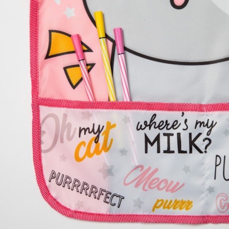 Apron with overturners Children's Ethel "Hello Cat", 49 x 39 cm-9
