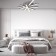 Light G61321/5CF WT, LED 5x44W 3000-6000K, 13380LM, white color