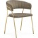 SHAMENT STALLIA Kamelia 1 metal/velor, gold/cappuccino 60x52x79 cm