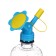 Puffer-armed forces on a bottle, color mix, Greengo