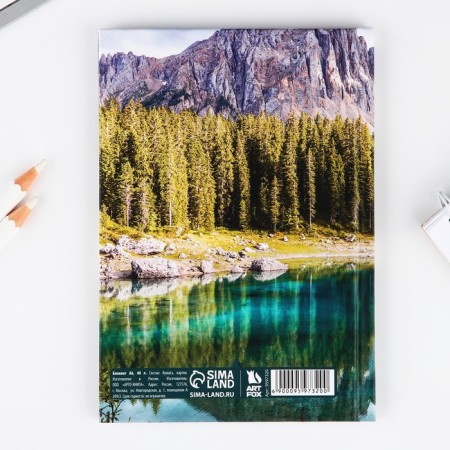 Notepad A6 in a solid cover, 40 sheets "Nature"-4