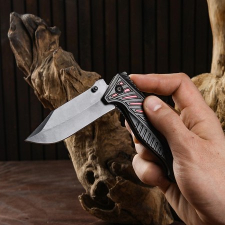 Folding "Admiral" semi -automatic, 10cm, blade 4cm-7