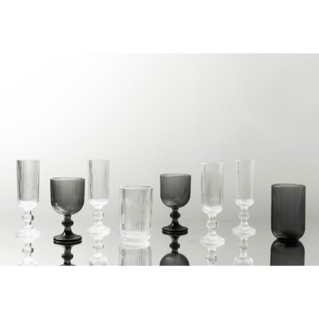 Glass Magistro Glass "Faces", 400 ml, 8 × 13 cm, graphite color-9