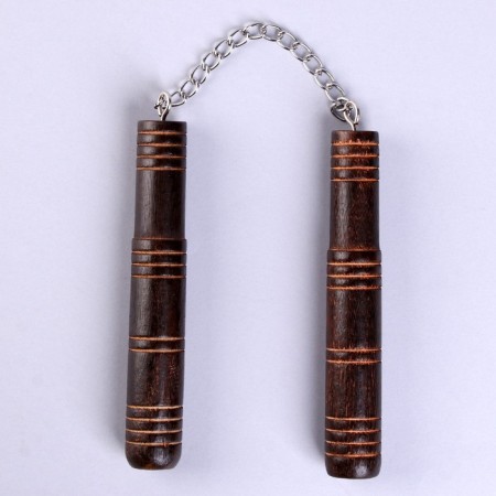Children's wooden weapon "Nunchaki" 15.5 × 2 × 2 cm-1