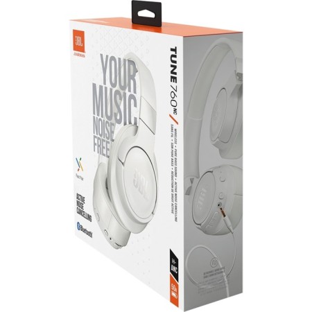 Monitorial headset JBL Tune 760NC 1.2M white wireless Bluetooth headband (JBLT760NCWHT)-7
