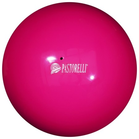 The ball for rhythmic gymnastics Pastorelli New Generation Fig, D = 18 cm, raspberry color