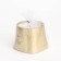 Candle "Trapezius" in the candlestick of gypsum smooth, 8x6cm, gold
