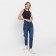 Women's jeans, dark blue color, size 36 (42)