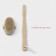 Massage brush for the body of the share, with a pen, natural bristles