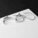 Earrings Metal "Snake" Cobra, Color Silver