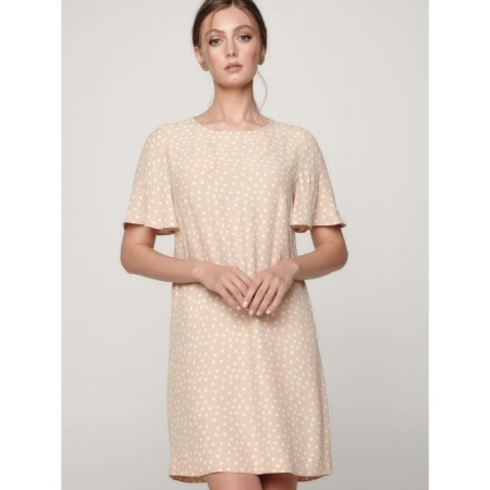 Women's dress, size XS, color Beige-White