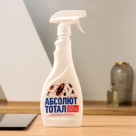 Remedy for cockroaches and ants "Absolute Total", a bottle with a trigger, 400 ml-1