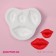 Mold Dolyana "Lips", 8.5 × 8 × 1.5 cm, white color