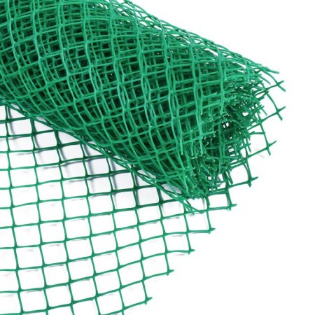 Garden grid, 0.5 × 5 m, rhombus cell 15 × 15 mm, plastic, green, Greengo-5
