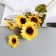 Artificial flowers "Sunflower Extra Galant" 60 cm d-7 cm, yellow