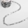 A chain for a bag, iron, 18 × 6 mm, 3 ± 0.1 m, silver color