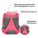 School backpack, 37 x 26 x 13 cm, ergonomic back, calligrata ORT "Cat Fluffika"