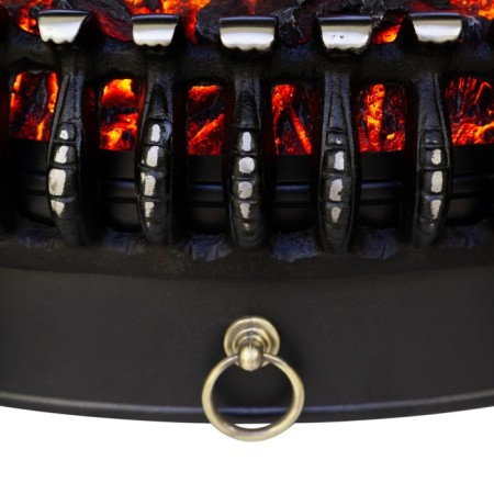 Elektogchag Fobos Lux Black, 20 ", 2000 watts, 2 heating modes, dummy of burned firewood-9