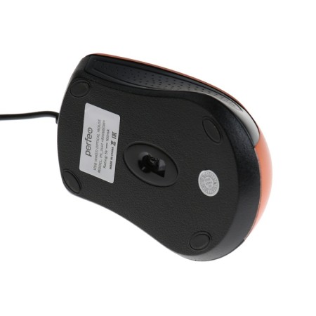 Perfeo Rainbow mouse, wired, optical, 1000 dpi, USB, orange-3