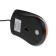 Perfeo Rainbow mouse, wired, optical, 1000 dpi, USB, orange