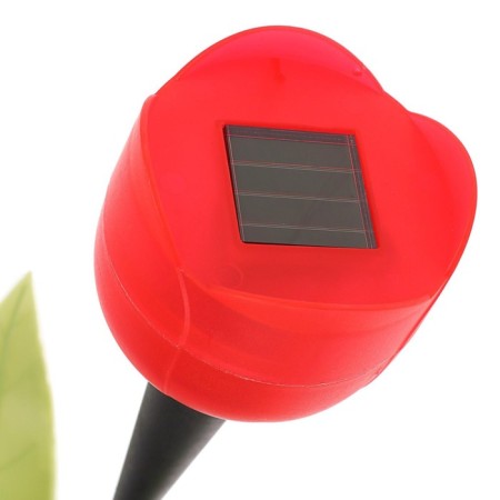 Garden lamp on the solar battery "Tulip", 6 × 38 × 6 cm, 1 LED, glow white-5
