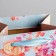 Package Gift Laminated for a bottle, packaging, "flowers and butterflies", 13 x 36 x 10 cm