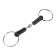 A bit for a horse with hypoallergenic plastic, the distance between the rings is 140 mm