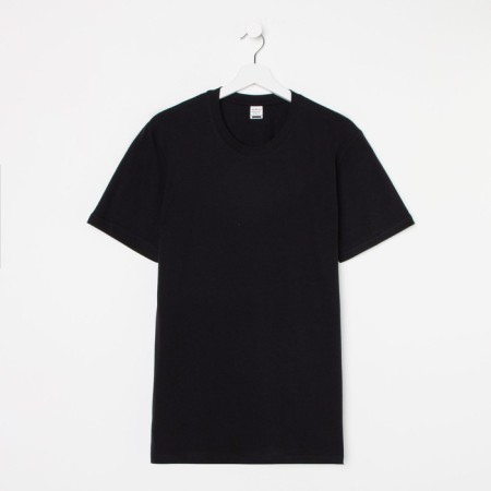 T -shirt male, black color, size 52-3