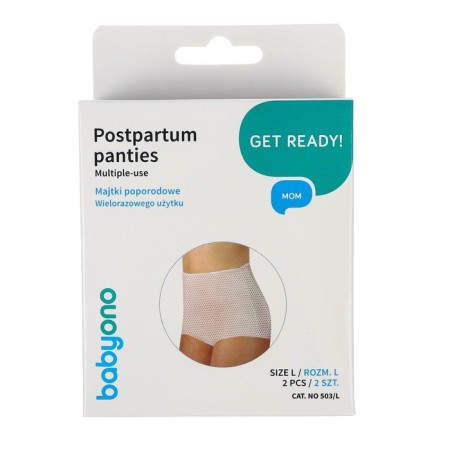 Postpartum, mesh, reusable panties, 2 pcs., Size L-3