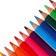 Pencils 12 colors Erichkrause Kids Space Animals, trihedral, wooden, euro suspension