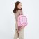 Baby backpack for a girl Textile "Bunny", 27x23 × 10 cm