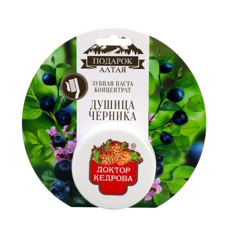 Binker's toothpaste with blueberries Dr. Kedrova, 35 gr