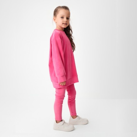 Kidsa (sweatshirt, leggings) KAFTAN PLUSHY R.36 (134-140), fuchsia-1