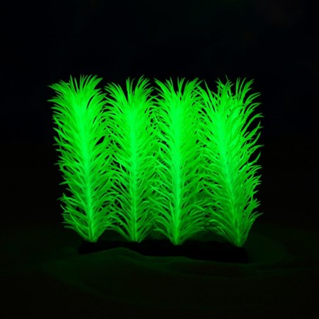The artificial aquarium, luminous plant, 5 cm, green-5