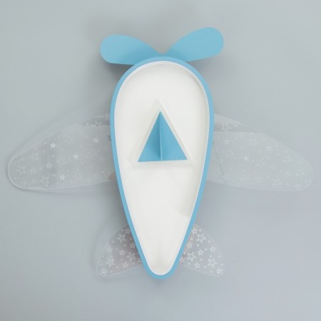 Lumber Aircraft LED 30W blue 58x58x8 cm Bayerlux-5