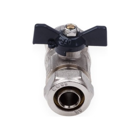 Ballic Aqualink, PN 10, 20 x 20 mm, tsang/ts, butterfly, nickel.-4